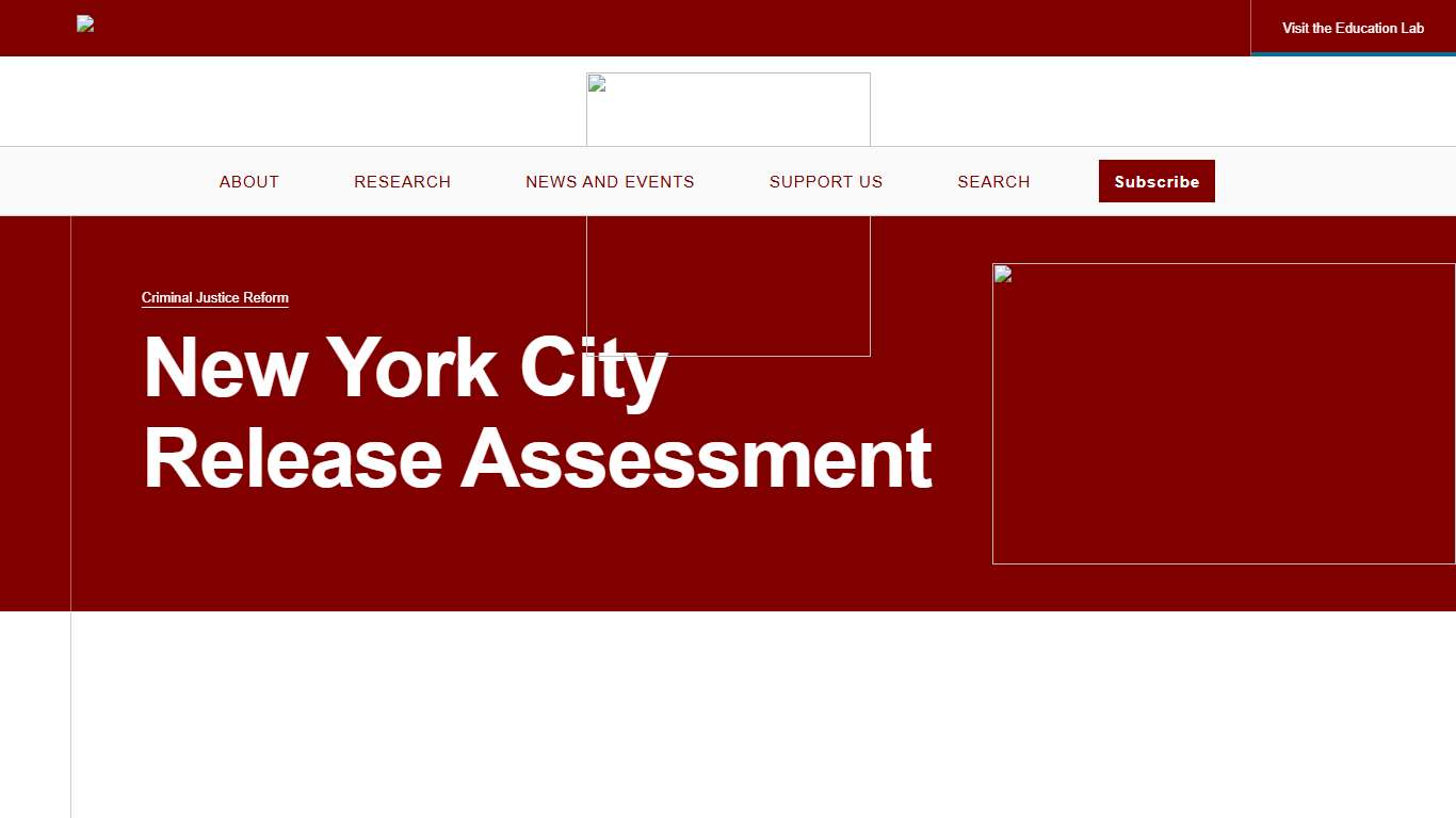 New York City Release Assessment - University of Chicago Crime Lab